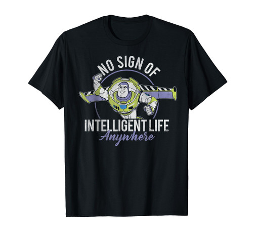 Disney Pixar Toy Story Buzz No Sign Of Intelligent Life T-Shirt