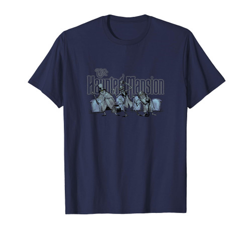 The Haunted Mansion Hitchhiking Ghosts Graveyard Shot T-Shirt