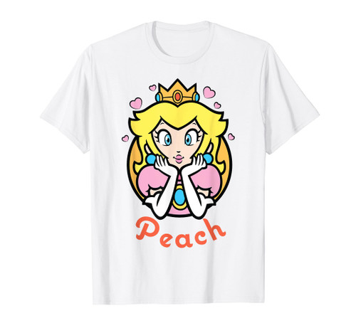 Nintendo Super Mario Princess Peach Portrait T-Shirt Nintendo Super Mario Princess Peach Portrait T-Shirt