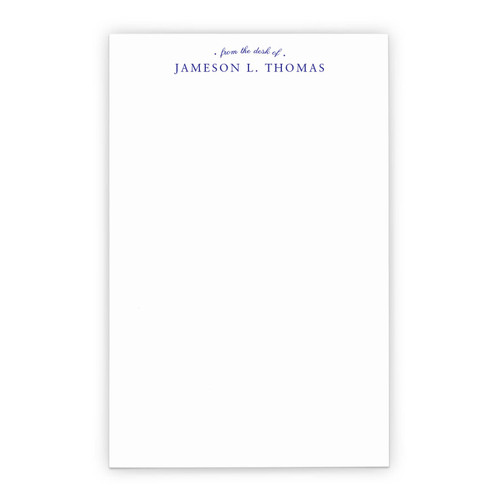 Personalized Lawyers Stationary Personalized Business Notepads for Men, Professional Career Notepads for Women, Real Estate Letter Writing Paper, Doctor, size 5.5in x 8.5in, 50 sheets