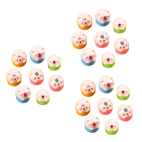 VILLCASE 24 Pcs Pencil Sharpener Pen Sharpener Child Stationery Cartoon
