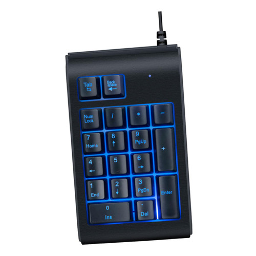 OSALADI Backlit Keypad RGB Single Hand Keyboard USB Gaming Keyboard Mechanical Gaming Keyboard One Handed Mechanical Keyboard Half Gaming Keyboard Punk Keyboard Computer Portable Plastic