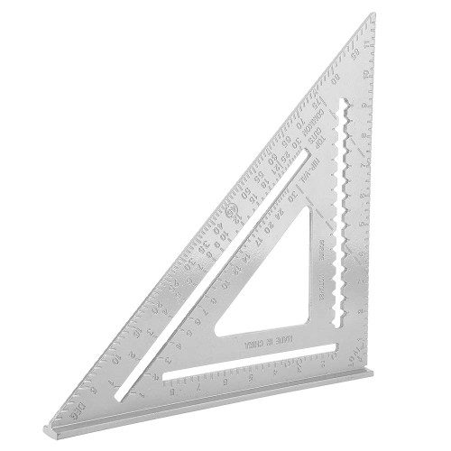Ruler, Square Layout Tool High Accuracy -Resistant Layout Measuring Tool Durable for Woodworking Protractor(#1)