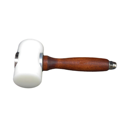 Angoily Carving Hammer Tool Leather Mallet Hammer Nylon Hammer Mallet Hammer for Leathercraft Working Gavels Wooden Handle Bamboo