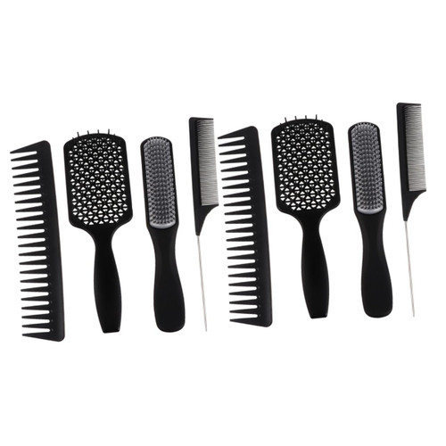 POPETPOP 2 Sets Massage Comb Detangling Brush Detangler Paddle Brush Hair Styling Brush Paddle Massage Hair Brush Wide- Tooth Comb Mesh Styling Row Comb Wide Tooth Comb Plastic Hair Care