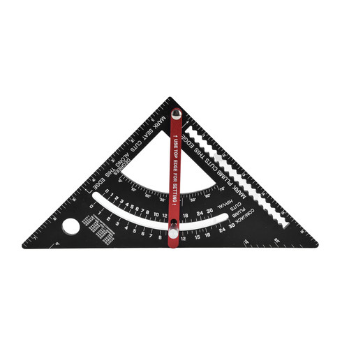 EVTSCAN Adjustable Triangle Ruler Movable Aluminum Alloy Multifunctional Woodworking Layout Tool