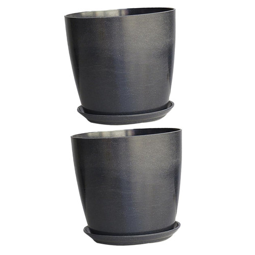 Yardwe 2pcs Plant Pot Home Decor Flower Pots Flowerpots Containers Planter Succulents Flower Pot Plants Pot House Plants Pot Planting Pot Small Plant Flower Vessel