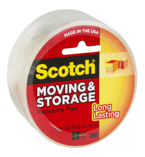 Scotch 3650 2" X 55 Yds Clear Scotch Super Packaging Tape- 6 Pack