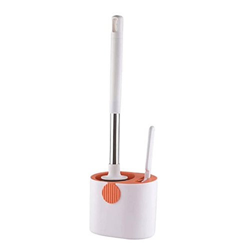 PEKJI Modern Silicone Toilet Brush Deep Cleaning Toilet Brush and Holder Set Practical Toilet Cleaner Brush Household Bathroom Set Easy to Clean