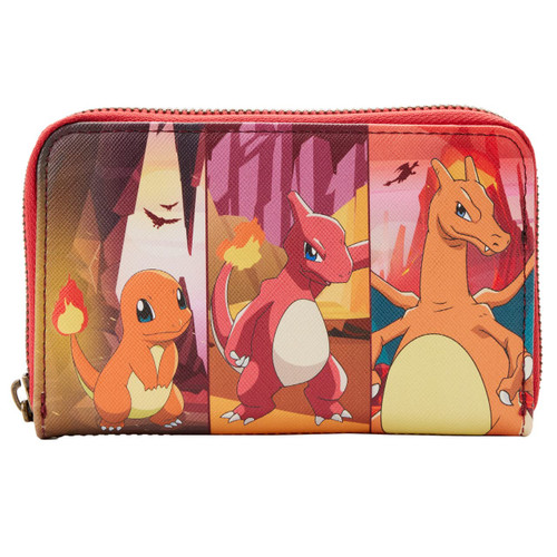 Loungefly Pokemon Charmander Evolutions Zip Around Wallet Loungefly Pokemon Charmander Evolutions Zip Around Wallet