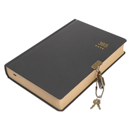 MAGICLULU 365 Girls Secret Diary Travel Notepad Diary with Lock Travel Journal Diary Notepad Writing Journal Kids Journal Notepad Girls Diary Journal Sketchbook Student Notebook Kraft Paper