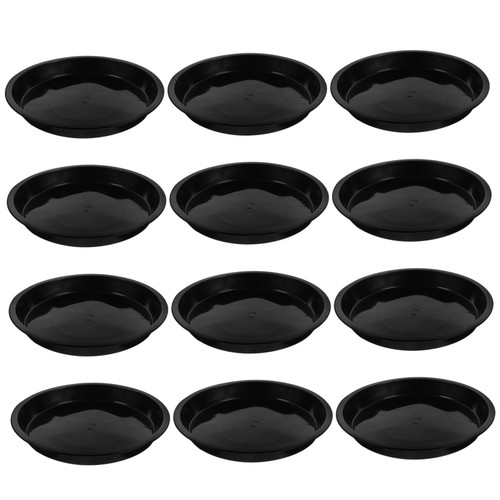 Yardenfun 25pcs Flower Pot Tray Indoor Plant Drip Trays Flower Pot Drip Trays Plant Pot Saucer Plant Pot Drainage Tray Plant Pot Tray Round Planter Saucer Potted Plant Pots and Pans Plastic
