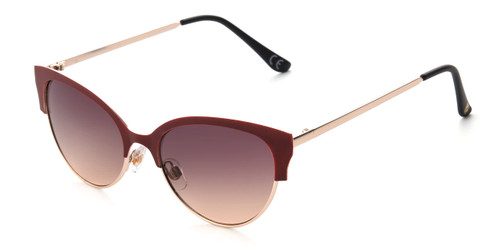 Foster Grant Women's Styles for Y.O.U. Melbourne Sunglasses Butterfly, Satin Gold, 54mm