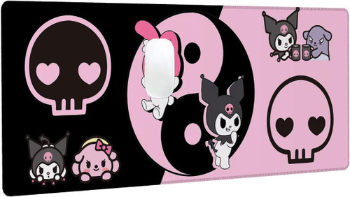 Anime Kawaii Gaming Mouse Pad Anime Cute Mouse Pad XL, Large Keyboard Pad Computer Mouse Pads for Computers,Gaming,Office & Home, Anime Desk Accessories, 31.5 X 11.8 Inch