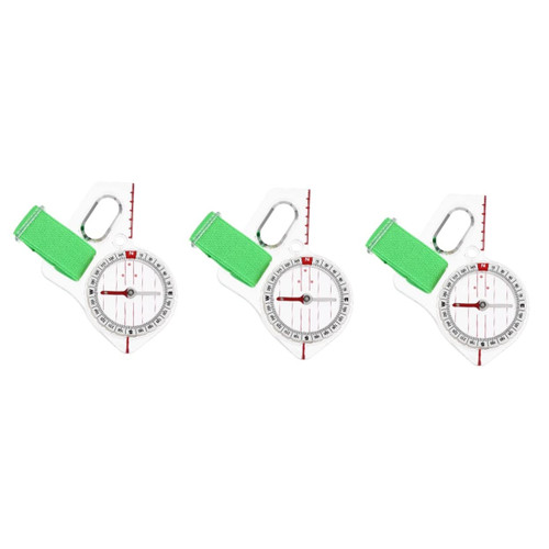 MAGICLULU 3 Pcs Teaching Compass Map Compass Outdoor Compass Survival Compass Pocket Tools Acrylic Compass Tools Navigation Compass Hiking Outdoor Travel Compass Directional Off-Road Compass