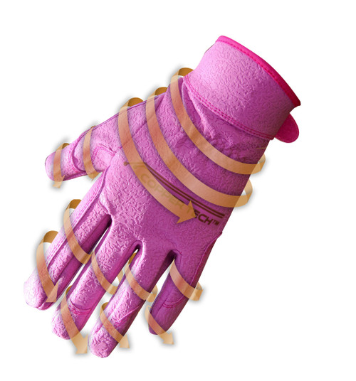 Copper Tech Gardening Gloves, Pink, Small/Medium