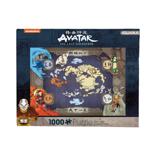 AQUARIUS Avatar Map Puzzle (1000 Piece Jigsaw Puzzle) - Officially Licensed Avatar: The Last Airbender Merchandise & Collectibles - Glare Free - Precision Fit - 20x28 Inches AQUARIUS Avatar Map Puzzle (1000 Piece Jigsaw Puzzle) - Officially Licensed Avatar: The Last Airbender Merchandise & Collectibles - Glare Free - Precision Fit - 20x28 Inches