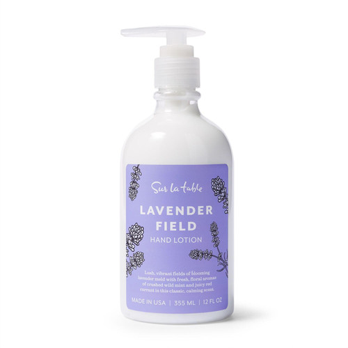 Sur La Table Lavender Field Hand Lotion, 12 oz, Purple