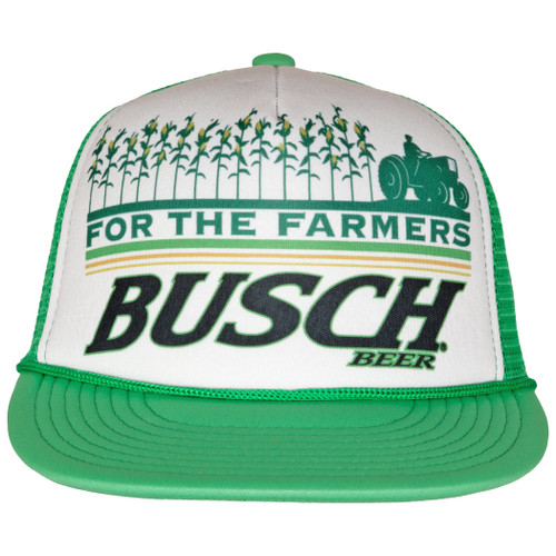 Brew City Beer Gear Busch for The Farmers Trucker Hat Green