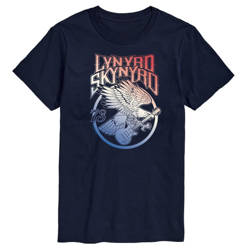 HYBRID APPAREL - Lynyrd Skynyrd - Eagle - Men's Short Sleeve Graphic T-Shirt - Size 2 X-Large Navy
