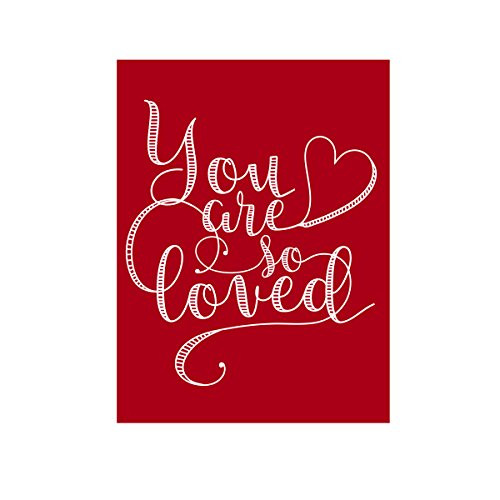 Darice You Are Loved Word Stencil: 4.5 X 6"