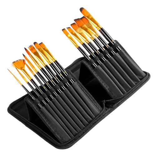 TEHAUX 15pcs Nylon Hair Brush Acrylic Pigment Painting Pen Nylon Hair Painting Brush Nylon Hair Watercolor Pen Watercolor Paintbrush Watercolor Painting Watercolor Brush TEHAUX 15pcs Nylon Hair Brush Acrylic Pigment Painting Pen Nylon Hair Painting Brush Nylon Hair Watercolor Pen Watercolor Paintbrush Watercolor Painting Watercolor Brush