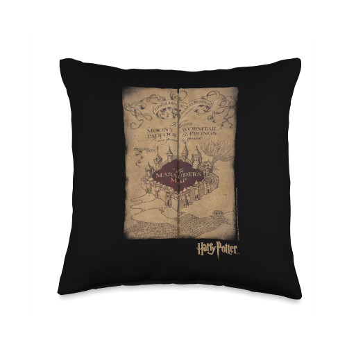 Harry Potter Marauder's Map Throw Pillow, 16x16, Multicolor