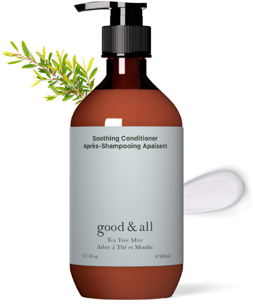 good & all Tea Tree Oil Conditioner - Dry Itchy Scalp Relief with Mint - Sulfate, Fragrance, Silicone Free for Cowash Cleansing, 13.5 fl oz good & all Tea Tree Oil Conditioner - Dry Itchy Scalp Relief with Mint - Sulfate, Fragrance, Silicone Free for Cowash Cleansing, 13.5 fl oz