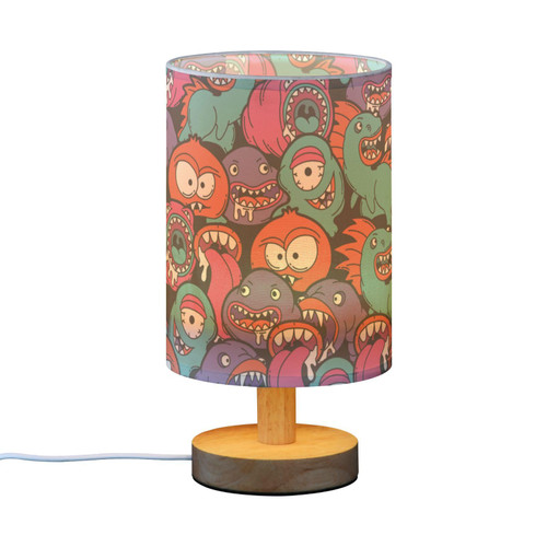 FRODOTGV Led Night Light Nightstand Light Bright Colorful Cartoon Monsters Lamp for Study Living Room