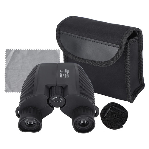 Mini Pocket Binoculars Compact, Small Binoculars High Power Mini Portable Optical Telescope 10X25 for Hunting Sightseeing