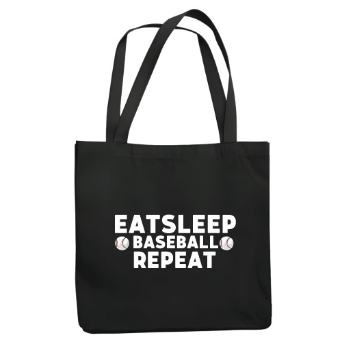 Funny Baseball Gift idea for Baseball Players Eat Sleep Repeat Navy Black Multicolor Canvas Tote Bag Funny Baseball Gift idea for Baseball Players Eat Sleep Repeat Navy Black Multicolor Canvas Tote Bag