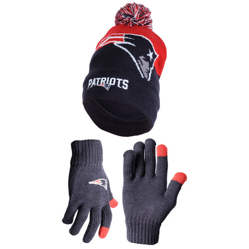Ultra Game Unisex-Adults Standard CORE Fan HAT Gloves Set, Team Color 2, 1 Size