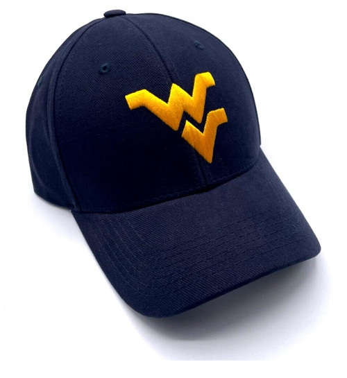 West Virginia Hat Adjustable Classic University MVP Team Logo Cap (Blue) West Virginia Hat Adjustable Classic University MVP Team Logo Cap (Blue)