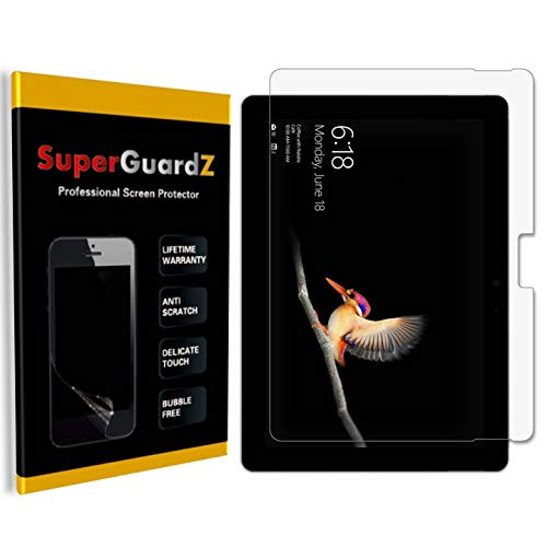 [3-Pack] Microsoft Surface Go Screen Protector - SuperGuardZ, Ultra Clear, Anti-Scratch, Anti-Bubble [Lifetime Replacement]