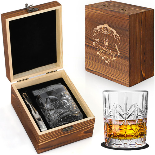 Whiskey Glasses - Whiskey Stones Gift Set - Granite Chilling Whiskey Rocks, Scotch Bourbon Whisky Glass Gift for Men, Best Drinking Gifts for Men Dad Husband Birthday Father's Day Groomsmen Gifts Whiskey Glasses - Whiskey Stones Gift Set - Granite Chilling Whiskey Rocks, Scotch Bourbon Whisky Glass Gift for Men, Best Drinking Gifts for Men Dad Husband Birthday Father's Day Groomsmen Gifts