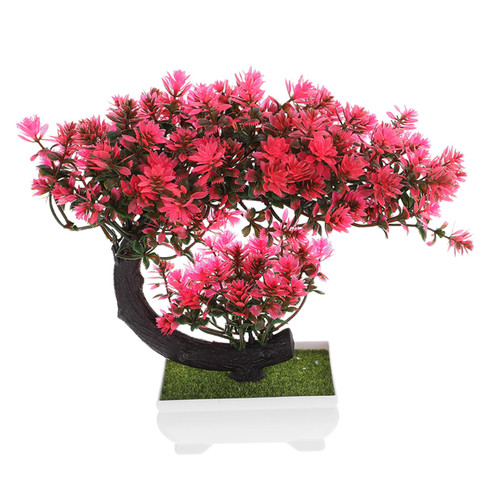 LIFKOME 3pcs Artificial Potted Plant Brussel Bonsai Tree Indoor Artificial Bonsai Pots Decorative Artificial Plants Bonsai Plant Artificial Plant Decors Bunch Plastic Office Miniature