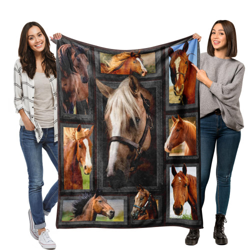 Horse Blanket Gift for Girls Women,Horse Blanket Throw,Flannel Fleece Throw Blankets Soft Lightweight Plush Blanket for Horse Lovers Decor Bed Sofa,50"x60" Horse Blanket Gift for Girls Women,Horse Blanket Throw,Flannel Fleece Throw Blankets Soft Lightweight Plush Blanket for Horse Lovers Decor Bed Sofa,50"x60"
