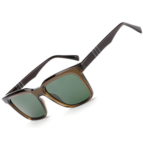 CARFIA Acetate Polarized Sunglasses for Men UV400 Protection Classic Retro Square Shades Driving Glasses CARFIA Acetate Polarized Sunglasses for Men UV400 Protection Classic Retro Square Shades Driving Glasses