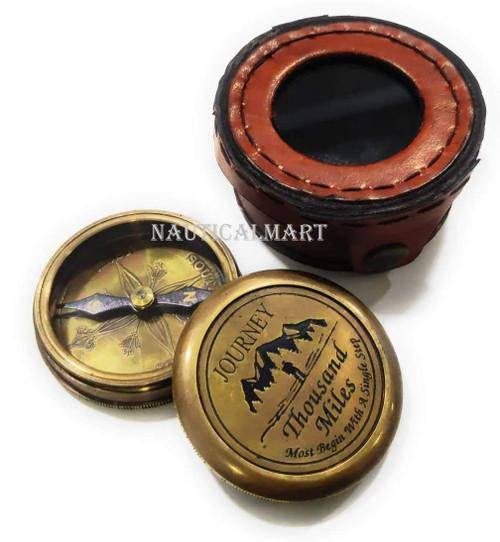 NauticalMart Personalized Pocket Compass - Inspirational Quotes Engraved on a Brass Compass - Gift for Graduation, Anniversary, Baptism, Retirement, Christmas - Vintage Style Working Compass NauticalMart Personalized Pocket Compass - Inspirational Quotes Engraved on a Brass Compass - Gift for Graduation, Anniversary, Baptism, Retirement, Christmas - Vintage Style Working Compass