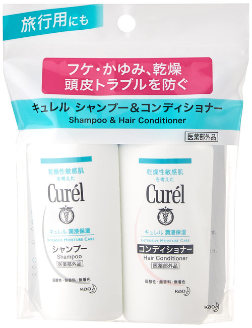 Curel JAPAN Kao Curel | Hair Care | Shampoo 45ml, Conditioner 45ml