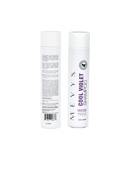 MEVYS Sulfate-Free Cool Violet Shampoo Color Safe 10 Oz