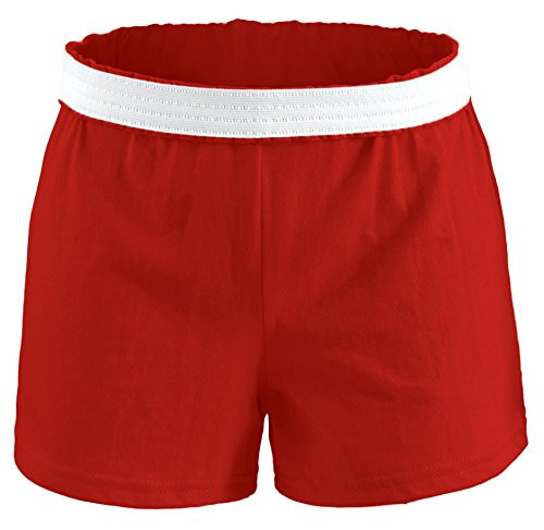 Soffe Youth Girls' Authentic Soffe Shorts, Red, Small