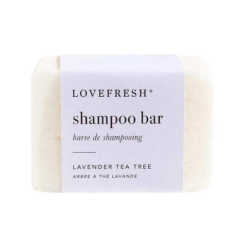LOVEFRESH - All Natural Shampoo Bar | Vegan, Zero-Waste, Organic (Lavendar Tea Tree, 185 g)