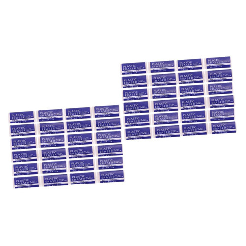 TEHAUX 48 Pcs 2b Eraser Sketch Eraser Cube Erasers Drawing Eraser Large Rubber Eraser Craft Eraser School Erasers Office Stuff Students Erasers Child PVC Dedicated Big Eraser White