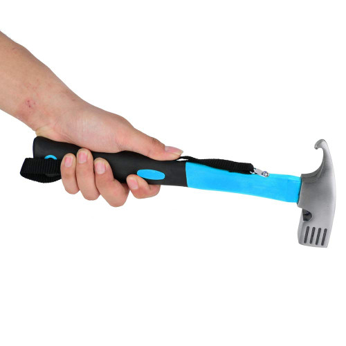 Tent Stake Mallet Tark Peg Puller Hammer Nail Remover for Outdoor Camping Gardening Backpacking Hiking Hammer Nail Puller(BLUE) Tent Stake Mallet Tark Peg Puller Hammer Nail Remover for Outdoor Camping Gardening Backpacking Hiking Hammer Nail Puller(BLUE)