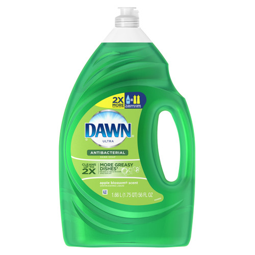 Dawn Ultra Antibacterial Apple Blossom Dishwashing Liquid, 56 Fl Oz