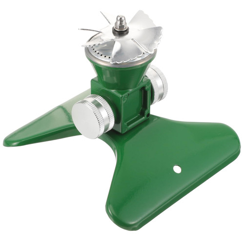 ORFOFE Automatic Irrigation Nozzle Rotating Sprinkler Nozzle Rotating Irrigation Sprinkler Head Rotating Grass Watering Head Rotary Sprinkler Water Sprayer Full Metal to Rotate Grass Head