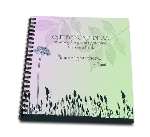 3dRose db_79325_1 Out Beyond Ideas Rumi Quotes-Inspirational Art Drawing Book, 8 by 8" 3dRose db_79325_1 Out Beyond Ideas Rumi Quotes-Inspirational Art Drawing Book, 8 by 8"