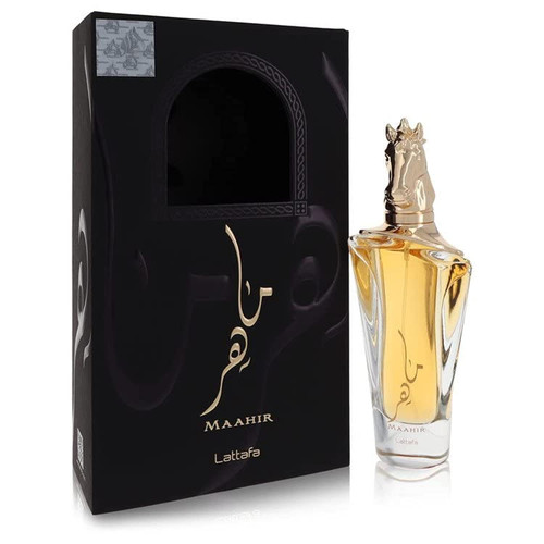 LATTAFA Maahir for Unisex Eau de Parfum Spray, 3.4 Ounce