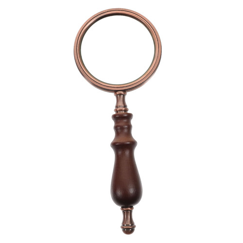 KALLORY Magnifier Kids Magnifying Glasses Metal Handle Home Tools Magnifying Glasses for Close Work Coins Magnifying Glasses for Reading Handheld Magnifying Tool Reading Magnifying Glasses